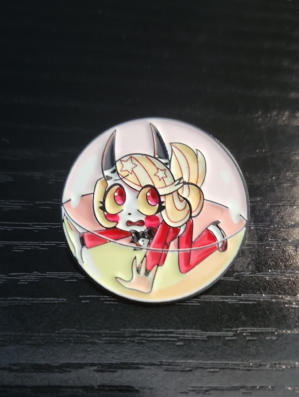 Hazbin Hotel Charlie Morningstar Inspired Enamel Pin